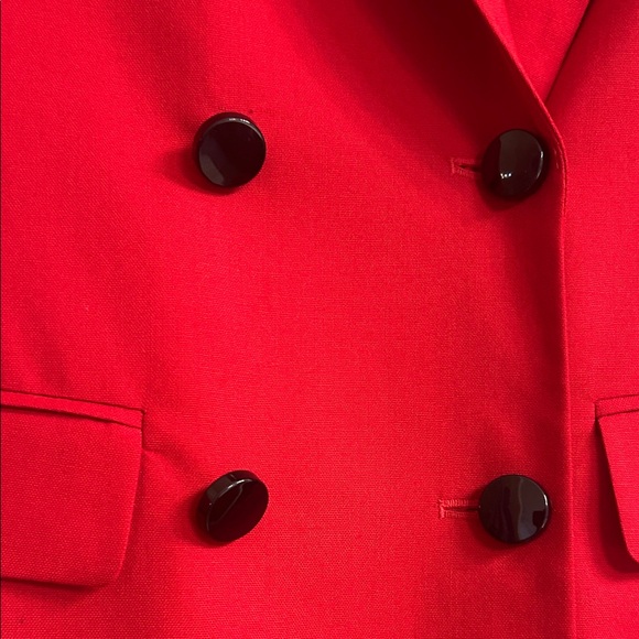 Vintage Pendleton Bold Red Double-Breasted Blazer - Picture 6 of 8